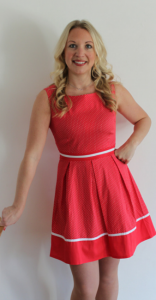 Red and White Polka Dot Dress